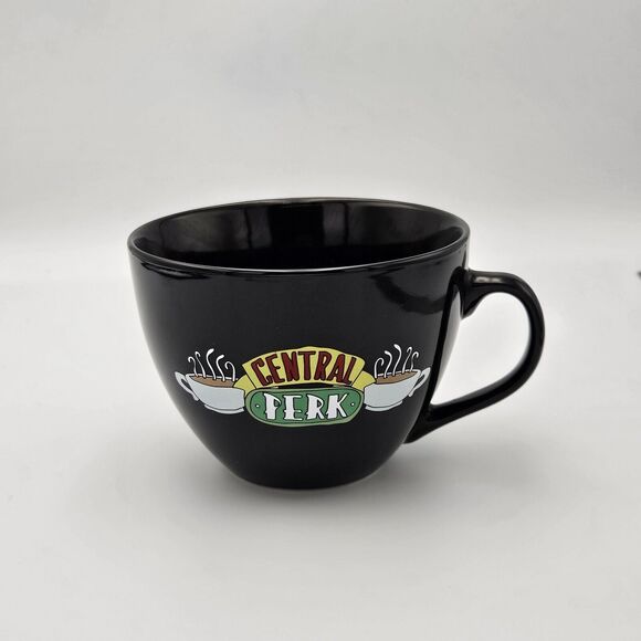 FRIENDS TV Series‎ Central Perk Coffee Cup Oversized 16oz. - Black - Picture 1 of 2